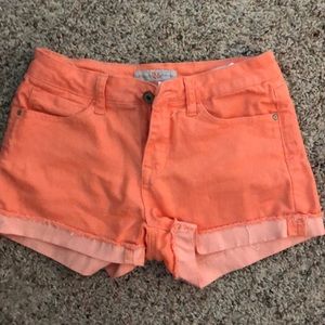 High rise shorts